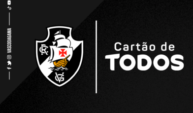 Cartão de TODOS patrocinará o Vasco da Gama em 2022