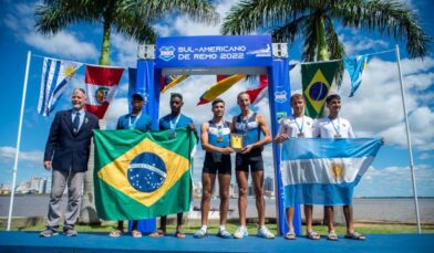 Atletas vascaínos conquistam medalhas no Sul-Americano de Remo