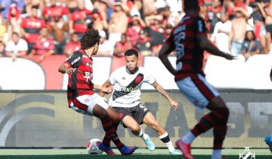 Vasco é superado pelo Flamengo no Estádio Nilton Santos