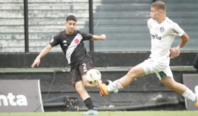 Sub-17 vence o Palmeiras em São Januário, mas acaba superado no agregado na final da Copa do Brasil