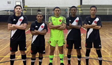 Vasco tem 5 convocados para a seleção carioca sub-17 de futsal