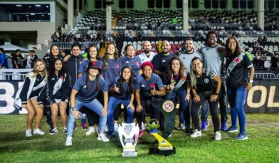 Futsal Feminino apresenta troféus conquistados em São Januário