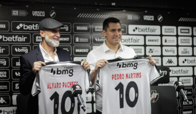 Técnico Álvaro Pacheco e Executivo de Futebol Pedro Martins são apresentados